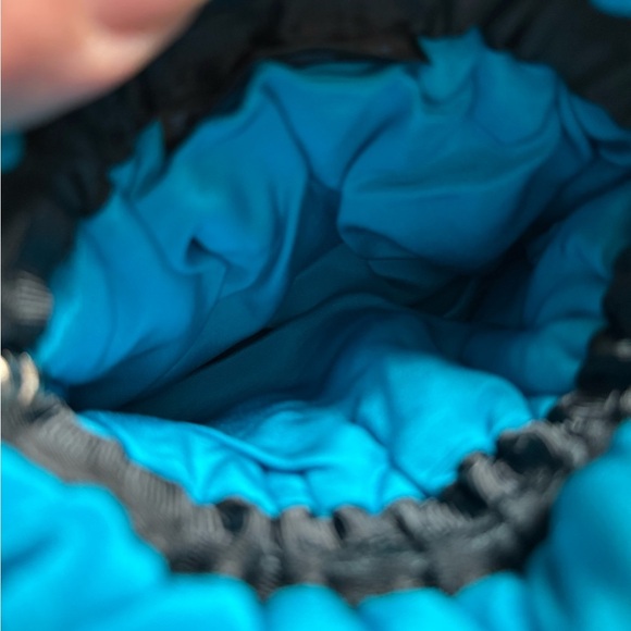 Kate Anderson Teal Paisley Silk Crossbody Purse – Boho Vintage Small Bag - Picture 3 of 8